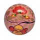 Pink Golden Floral Hand Pinted Indian Kashmiri Knobs